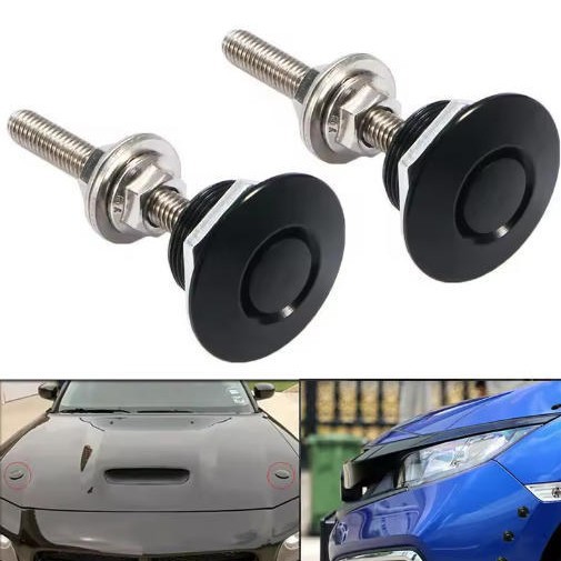 Botón de coche desmontaje rápido cerradura de la cubierta cerradura de la cubierta de carreras tornillo de acero inoxidable 30mm mini cerradura de la cubierta