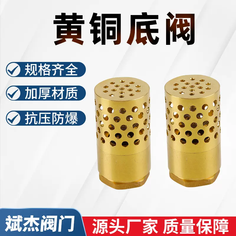 直供4分6分1寸全铜底阀抽井水防倒流止逆阀水泵单向阀立式止回阀