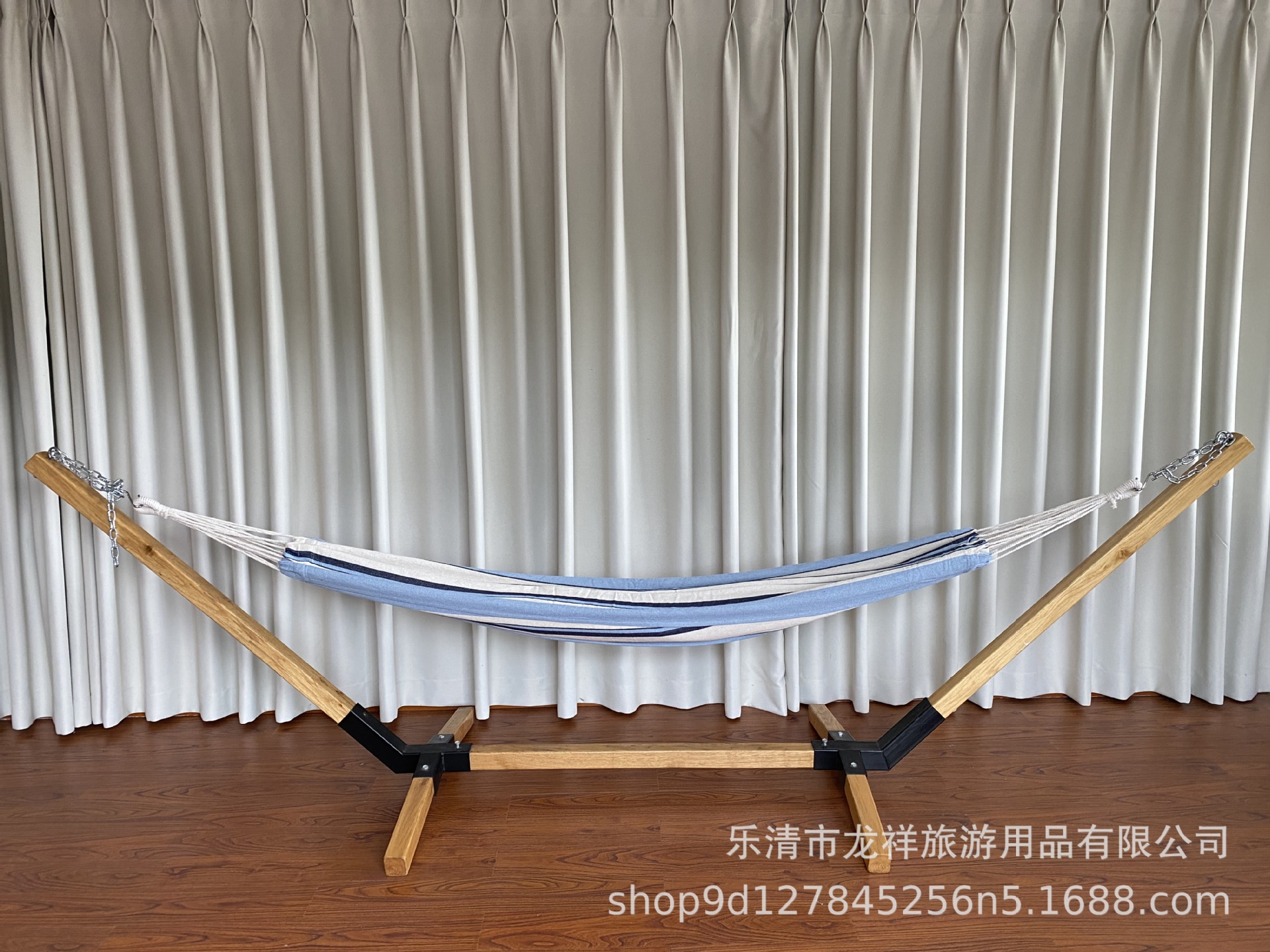 200*100cm 파란색과 흰색 스트립