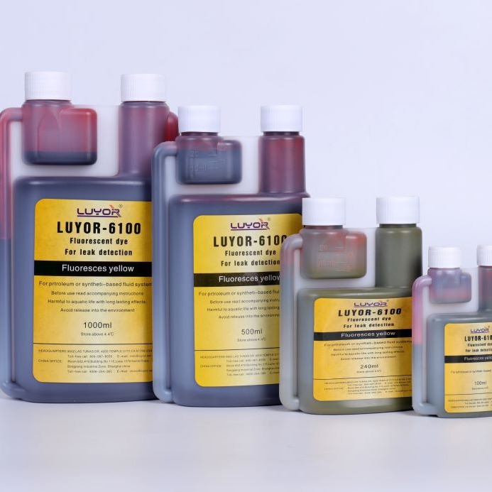 路阳LUYOR-6100油基荧光检漏剂，油溶性润滑油荧光剂