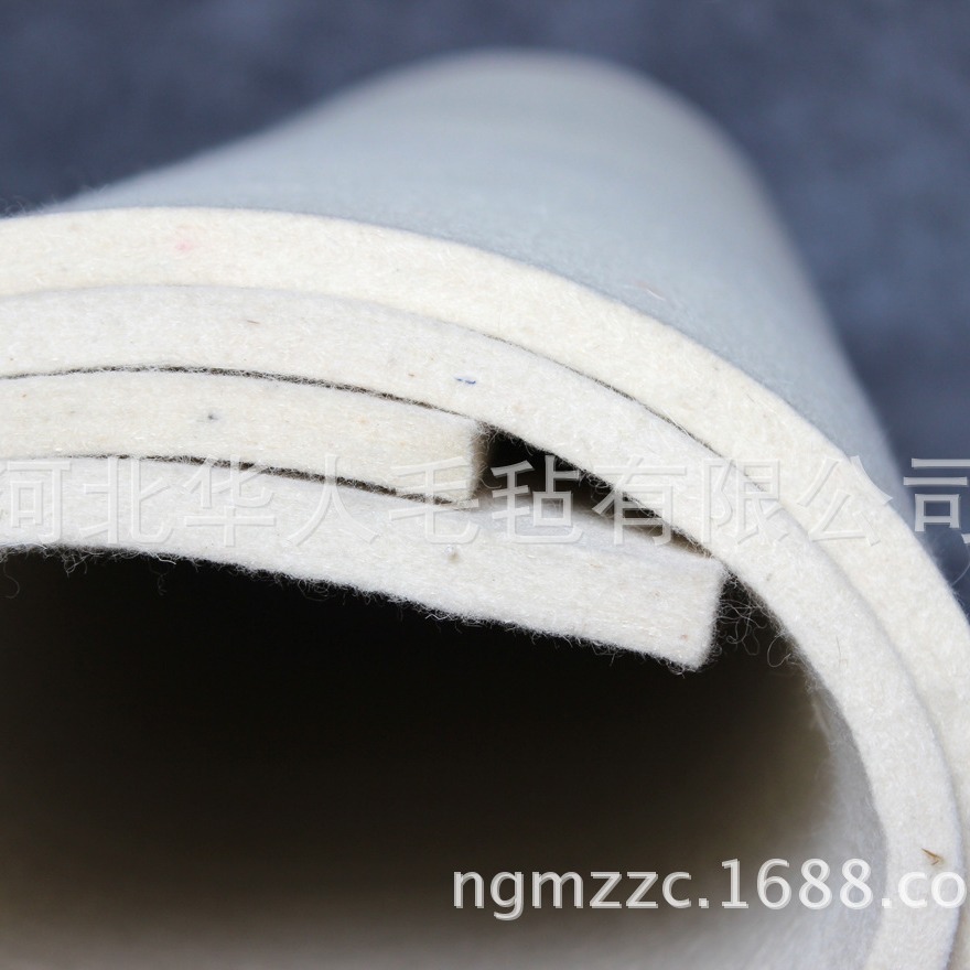 华人毛毡专业生产高密度抛光用特级羊毛毡 纯毛原料 可出口