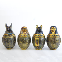 异域风情埃及宠物骨灰盒树脂工艺品摆件家装饰阿努比斯摆设储物罐