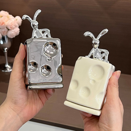 Toothpick Box Home High-End Personalized Creative Lightweight Luxury Press-Button Toothpick Tin Floss Holder Noodles Container Net Pop Cotton Stick Storage Box