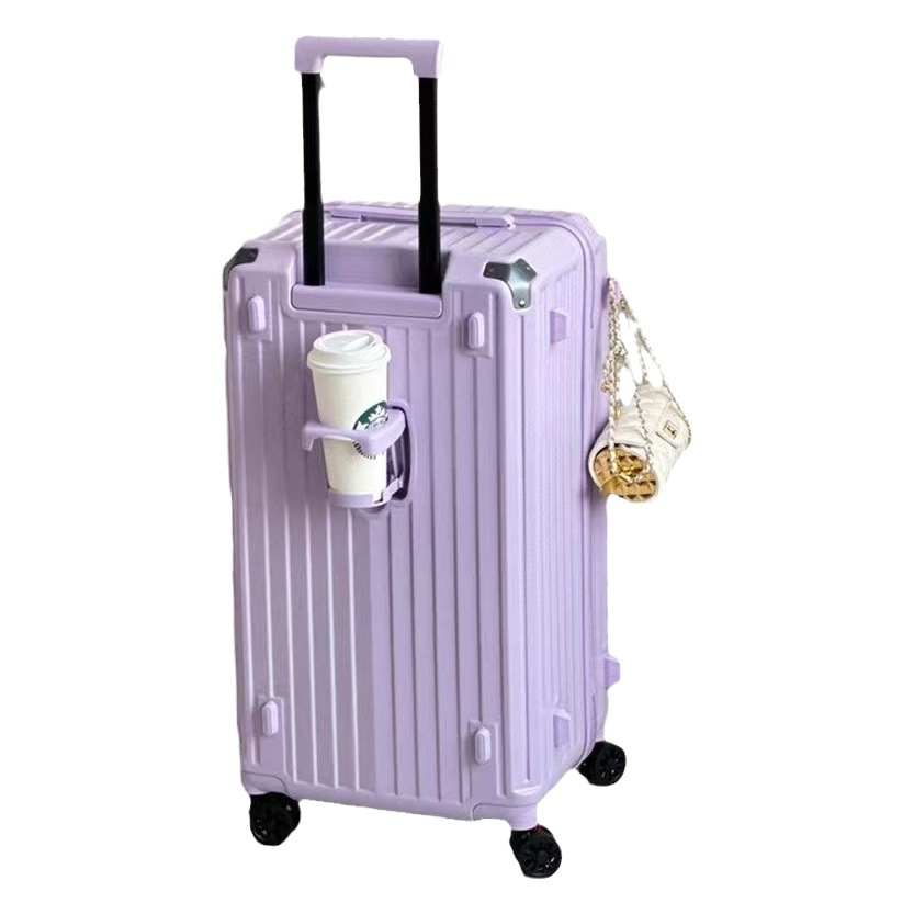 Nueva gran capacidad de Internet celebridad equipaje de las mujeres de alto aspecto multifuncional mudo cinco ruedas contraseña trolley caso de los hombres de moda