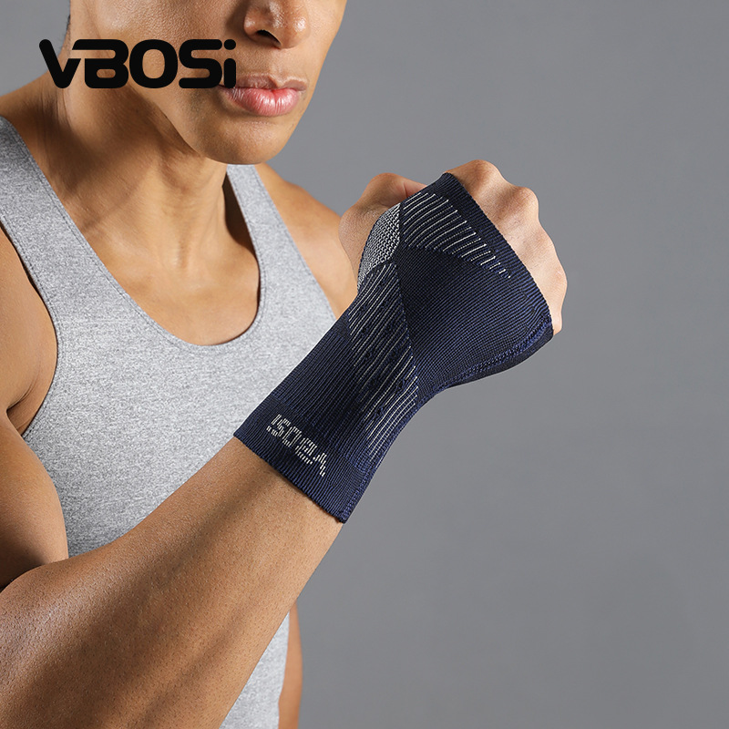 Sports wristband, knitted, breathable, palm and wrist protector, fitness weightlifting, anti-wear and sprain, table tennis and badminton protective gear