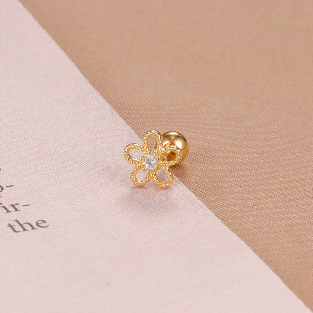 2g Weight Ion Plating (IP) Gold Plating Process 304 Stainless Steel Ear Needle Material Ear Studs Classification 1 Piece Quantity Casual, Holiday, Daily Occasion 304 Stainless Steel Material Flower, Snake, Butterfly, Bow Knot Pattern All Seasons Season Women's Gender Polished Finish Elegant, Modern Style Style 1 Piece Elegant Modern Style Flower Snake Butterfly 304 Stainless Steel Ear Studs 14