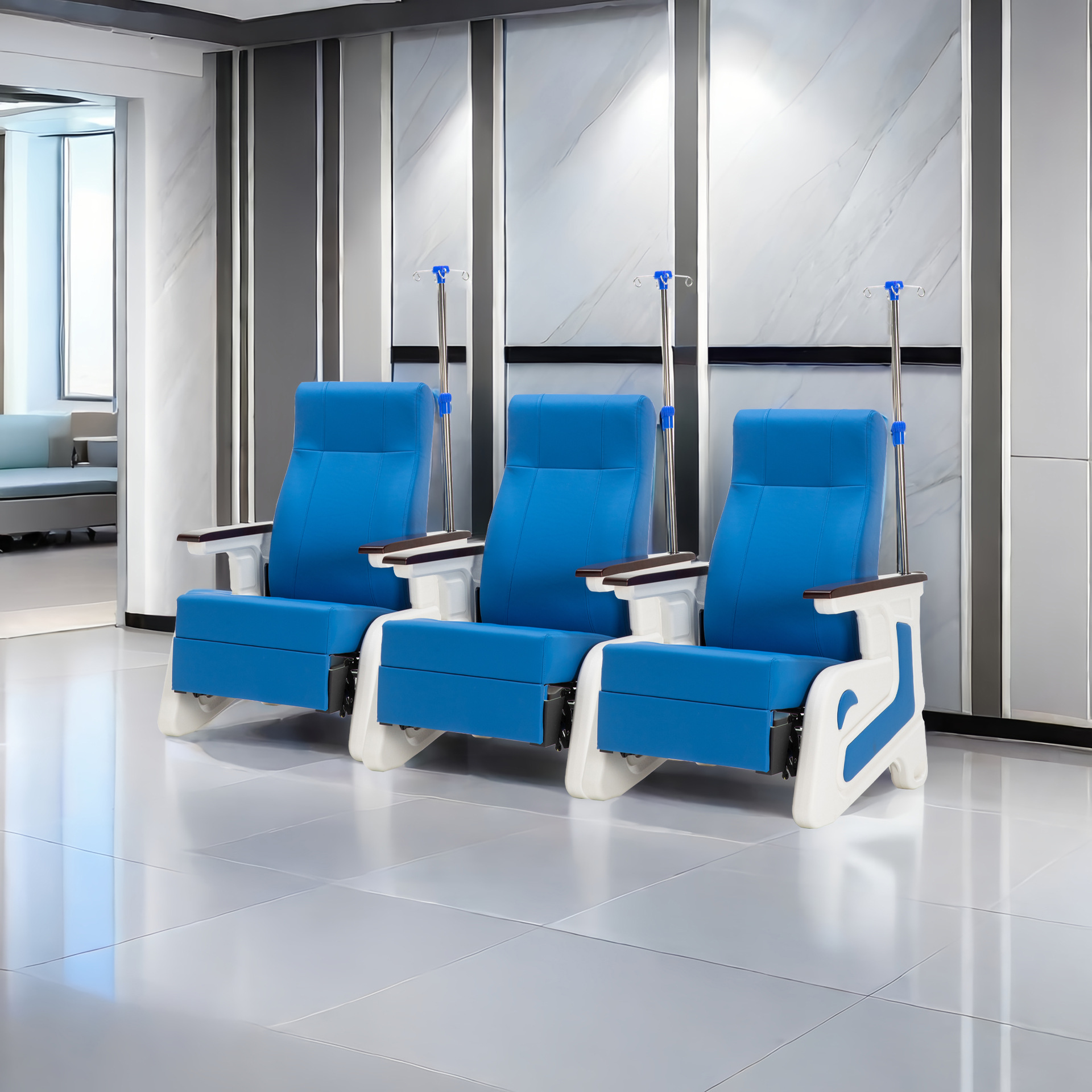 for export metal health center clinic infusion chair sofa multifunctional belt rod hanging accessories intravenous drip chair