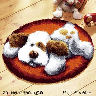 Avtomobil döşəmə paspasları — Cushion Chair Cushion Car Seat Cushion - zd009-dog-38cm-white-net-cross