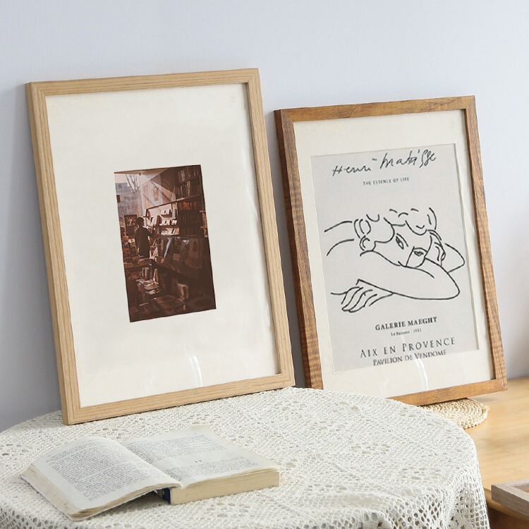 Solid Wood Simple Photo Frame Wall Hanging 30-inch Puzzle Mounted Picture Frame Log Color 4k8 Open 20-inch 24a3 poster frame A4 Solid Wood Simple Photo Frame Wall Hanging 30-inch Puzzle Mounted Picture Frame Log Color 4k8 Open 20-inch 24a3 poster frame A4