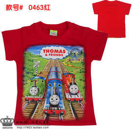 托马斯 Thomas 2025夏季新款男童T恤 棉儿童短袖T恤批发0463