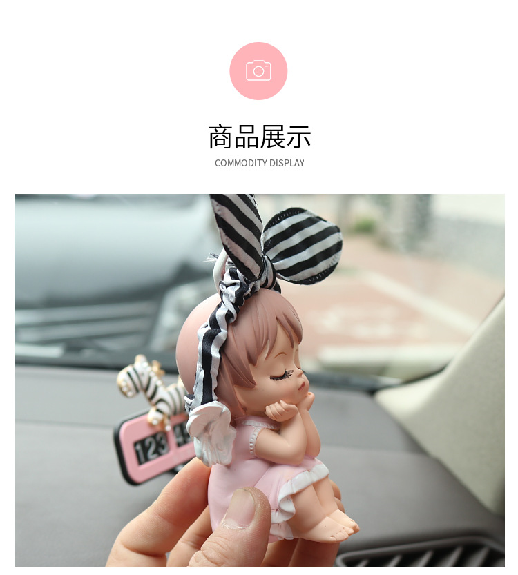 Car Interior Creative Temporary Parking Number Plate, Cute Hidden Number Plate, Car Decoration Accessories for Women