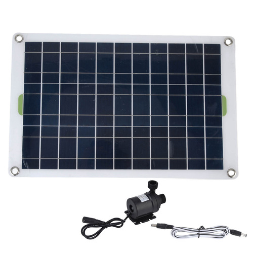 50W 12V Solar Panel Water Pump Fountain Water Extraction Pond Garden Pool Low Noise Solar Fountain Irrigation