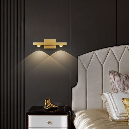 Full copper mirror headlight bathroom vanity mirror cabinet light bathroom light Nordic American style creative retro wall light
