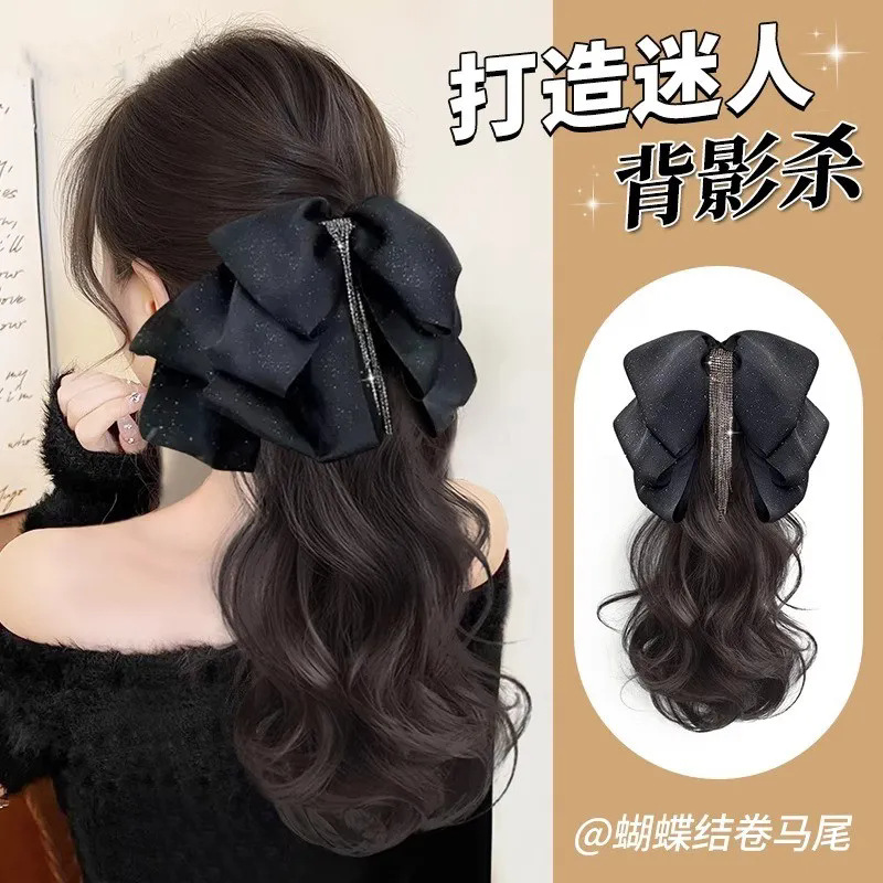 Cauda de caballo peluca de cabello