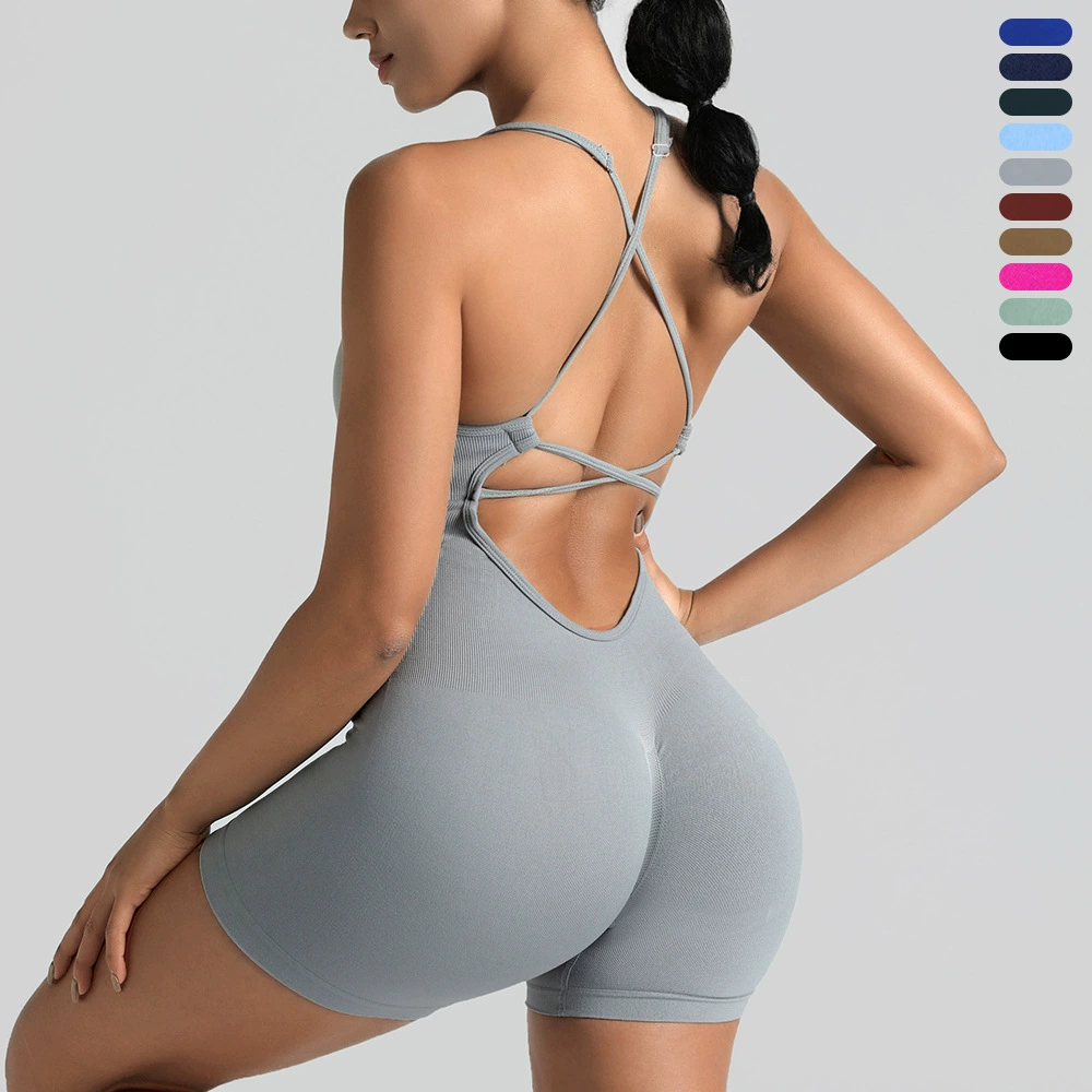 [Настройка] Бесшовный костюм для йоги сексуальный живот