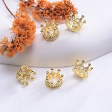 18K����ɫ��ʯ�ʹڸ���diy�ֹ�����������Ʒ���������