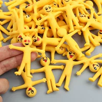 Желтые минифигурки, маленькая игрушка, слайм, антистресс