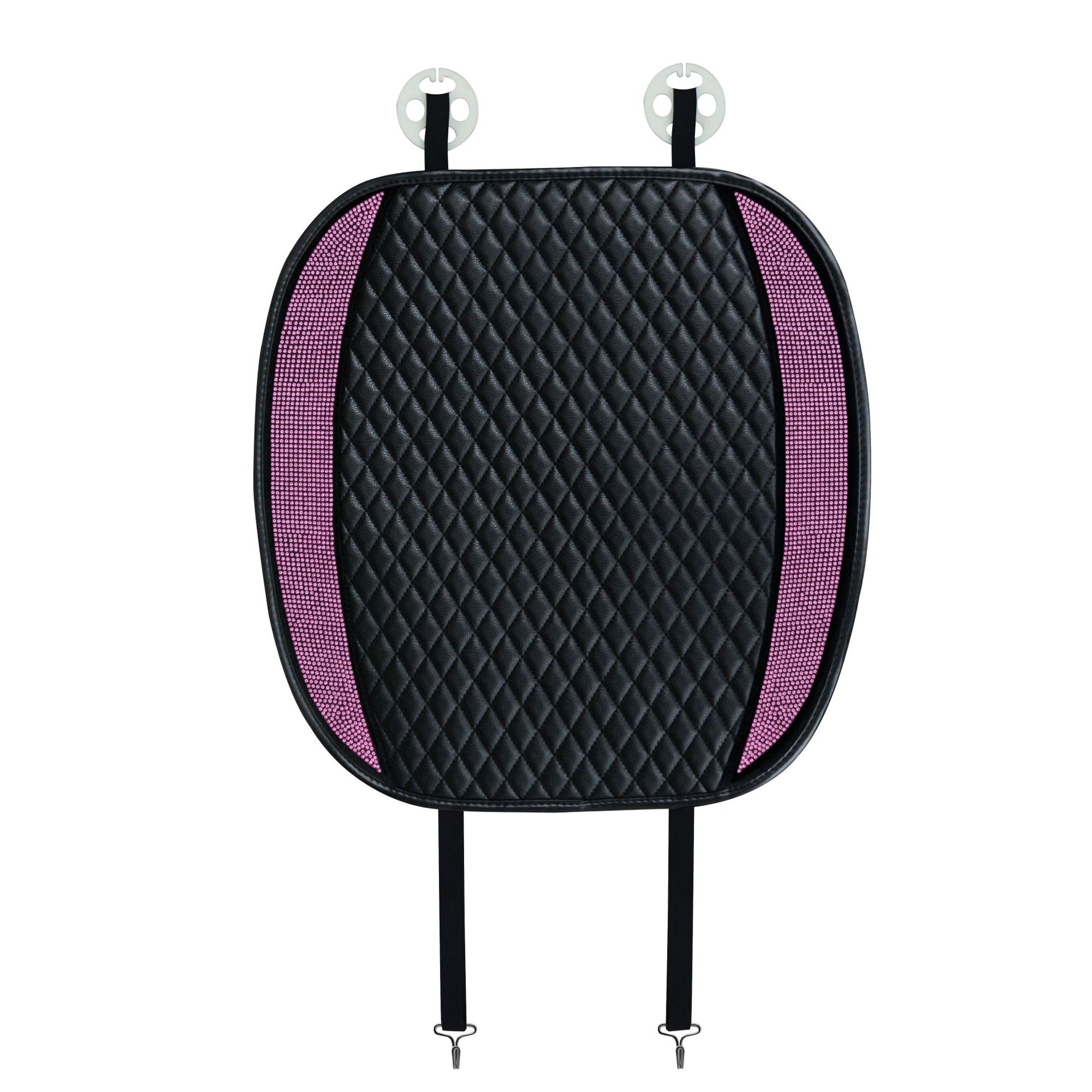Seat cushion, seat cover, Universal Car Seat Cover - pink-diamond-leather-single-front-seat