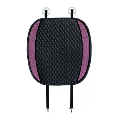 Seat cushion, seat cover, Car Seat Cover Dropshipping Universal - pink-diamond-leather-single-piece-front-seat