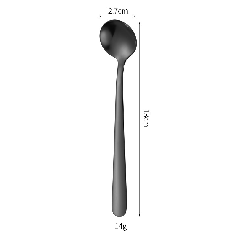 304 ステンレス鋼調味料スプーン家庭用塩スプーンかわいいゴールデン小さなスプーンコーヒー撹拌スプーンアイスクリームスプーン|undefined