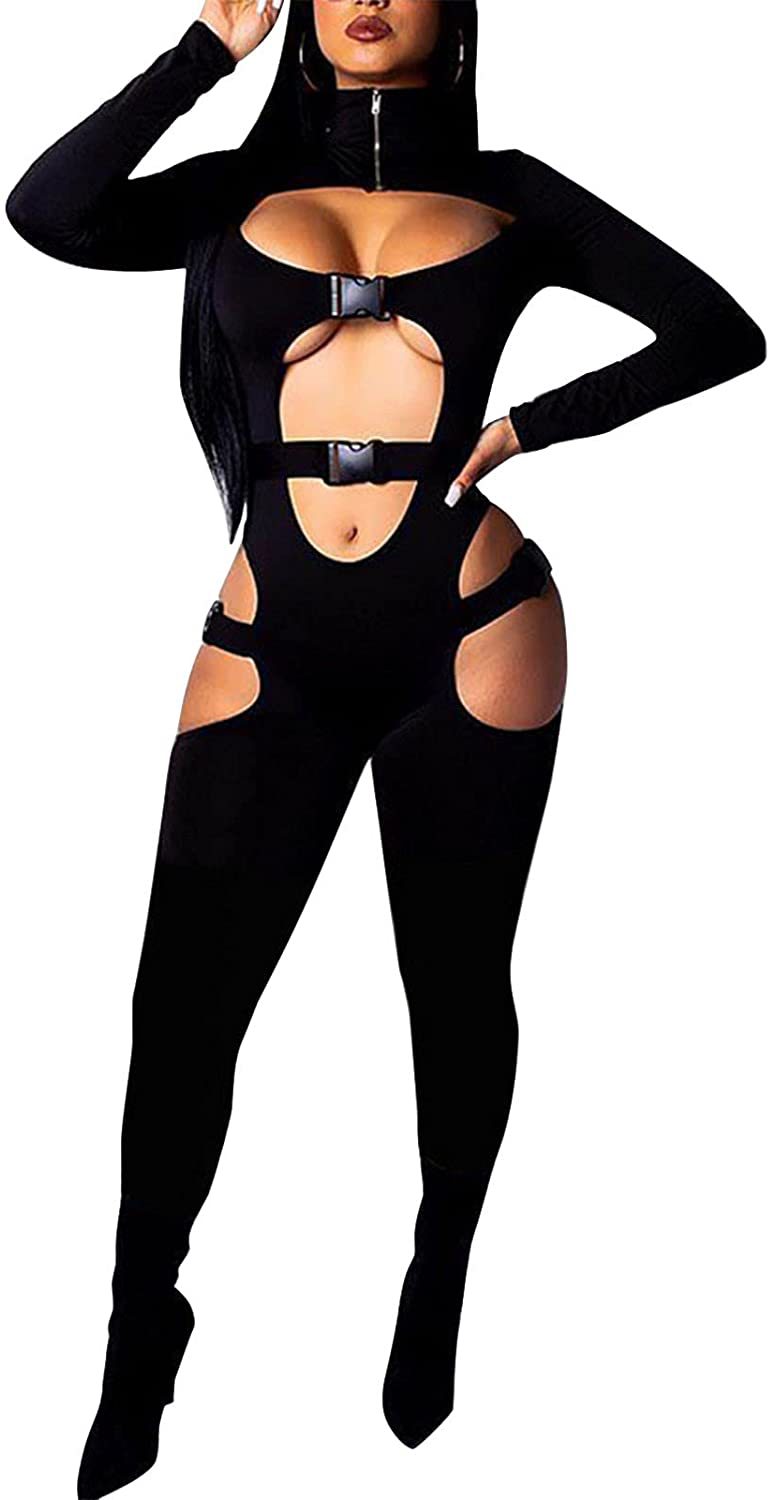 2021 Amazon eBay primavera jinete de Mujer Pantalones fluorescente verde libro bolsa hebilla manga larga pantalones de una sola pieza image 7