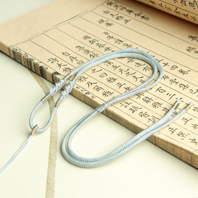 Cordón colgante al por mayor cordón de cuello multicolor jade ágata cordón tejido ajustable cordón de collar más cuentas de jade