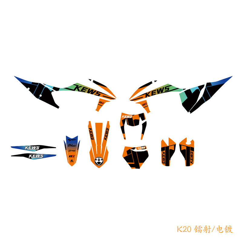 克維思KEWS k 16/k 18/k 20/k 23/k 25/k 60元工場デカール3m全車保護フィルムシール|undefined