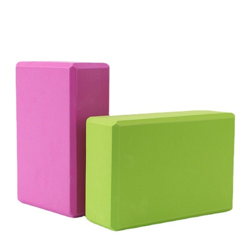 EVA Yoga Bricks Factory Direct Sales Children's Fitness Dance Bricks Stone Crossing the River Bricks 120g Single Color High Density Wholesale