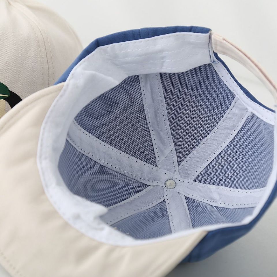Sombreros para bebés primavera y otoño delgados, gorras de lengua de superpeso lindas para niños y niñas, sombreros de béisbol de protección solar para niños pequeños