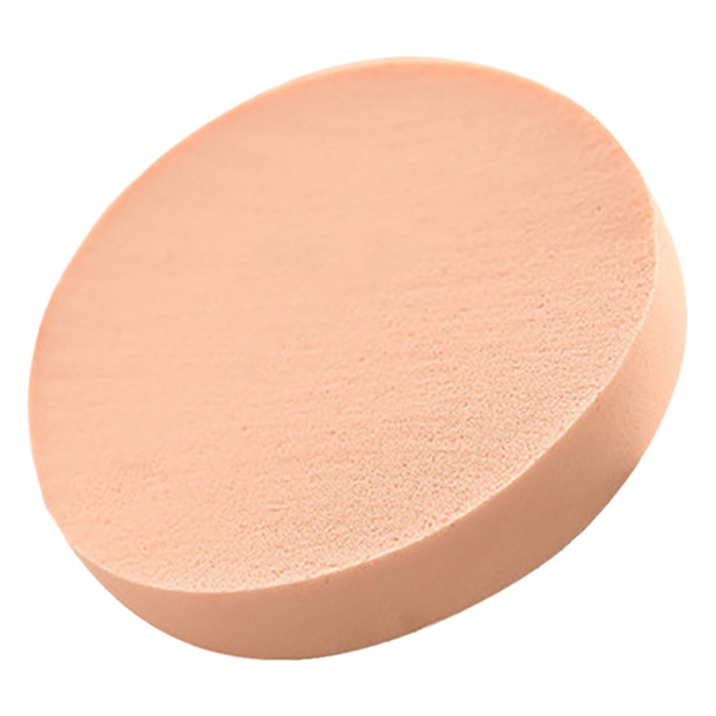 Wholesale White pink skin color Square round wet and dry sponge latex small puff good quality
