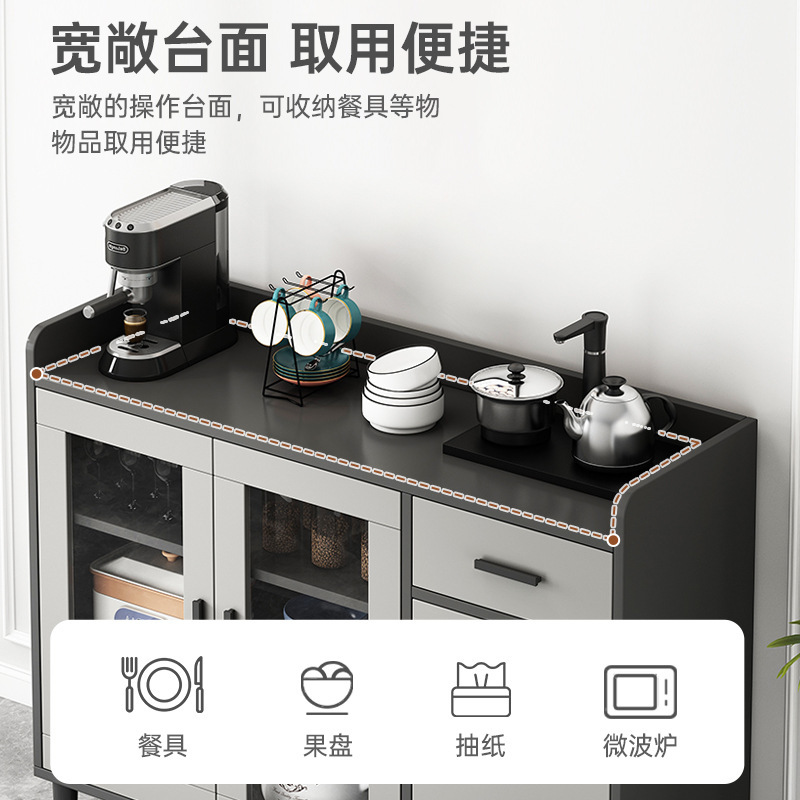 Tea cabinet living room sideboard modern minimalist luxury cabinet storage cabinet kitchen bowl cabinet storage cabinet home bar cabinet