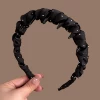 Black baby's breath headband