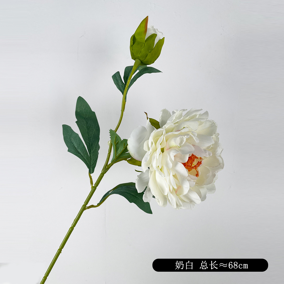 Flor artificial de peonía con bordes quemados, flor de seda de peonía con bordes quemados estilo pintura al óleo vintage, decoración para el hogar, sala de estar, accesorio para fotografía.
