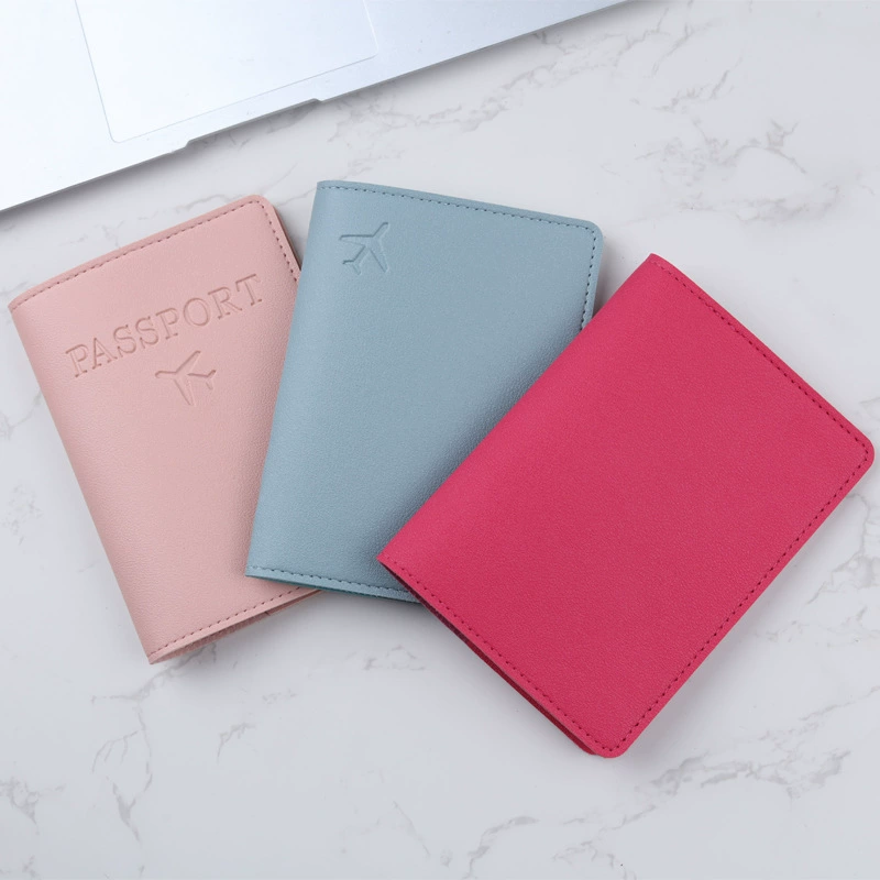 Thin passport case for traveling, handheld passport bag, protective case, simple and elegant design