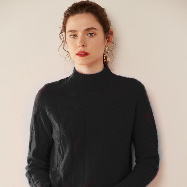 Woolen demi-season sweater