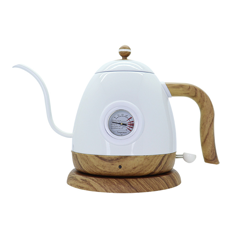 Tetera eléctrica de café de vertido Jigao GL-E6B, pico largo retro – 110V estándar estadounidense, venta transfronteriza.