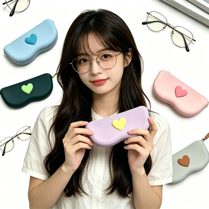 Cross-Border Hot-Selling Cute Sunglasses Storage Bag, Women's Portable Glasses Case, Creative DIY Sunglasses Waterproof Glasses Bag Cross-Border Hot-Selling Cute Sunglasses Storage Bag, Women's Portable Glasses Case, Creative DIY Sunglasses Waterproof Glasses Bag
