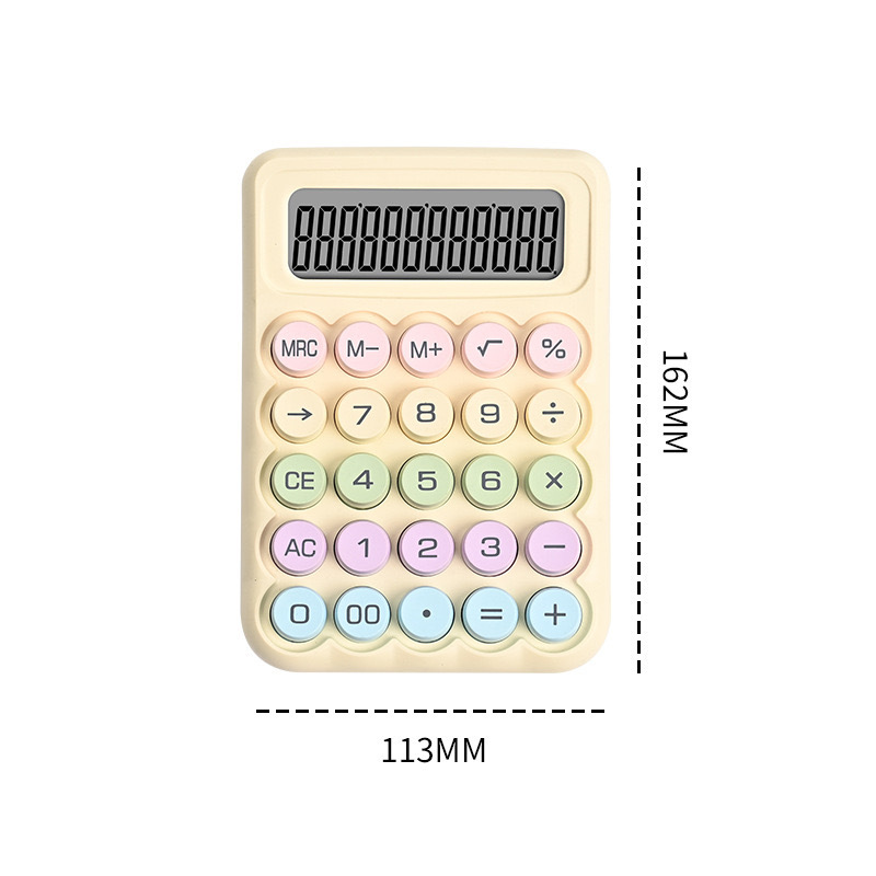 Teclado mecánico de color macarón calculadora multifuncional de dopamina popular computadora especial para estudiantes