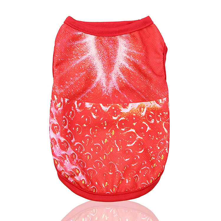 Chaleco Transpirable para Mascotas de Tela, con Protección Solar y Estampado 3D, para Verano