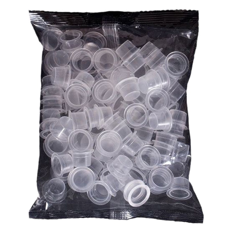 Tattoo Color Cup No Base Cup Tattoo Color Cup Grafting Eyelash Disposable Plastic Color Cup Tattoo Ink