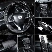 Товары для салона автомобиля горный хрусталь бриллиант четырехсезонный ручной тормоз Шестерня ремень безопасности Наплечная накладка костюм Лето Женский