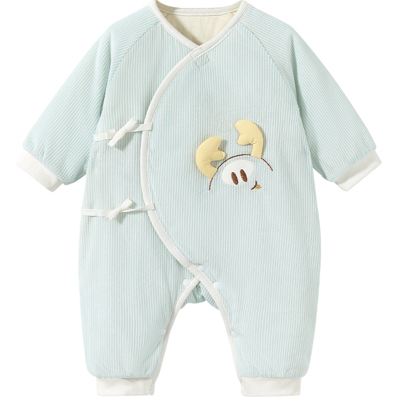 Mono para bebé recién nacido, ropa cálida acolchada de algodón fino para otoño e invierno, para niños y niñas, mono de 0 a 3 meses, traje para gatear, ropa para bebé recién nacido.
