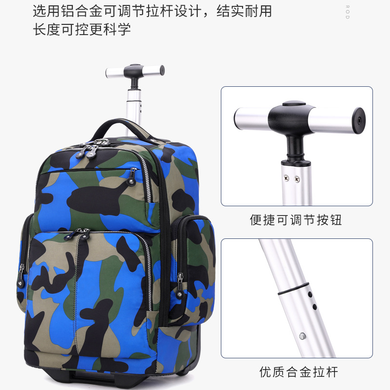 Mochila de una sola pieza de la carretilla de la entrega para los estudiantes de la escuela primaria y secundaria que suben las escaleras Muchachas de los muchachos de la capacidad grande 8-16 años los estudiantes de la escuela secundaria