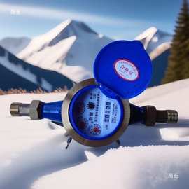 宁波甬硕水表自来水家用旋翼式湿式冷水表4分6分家用水表出租房用