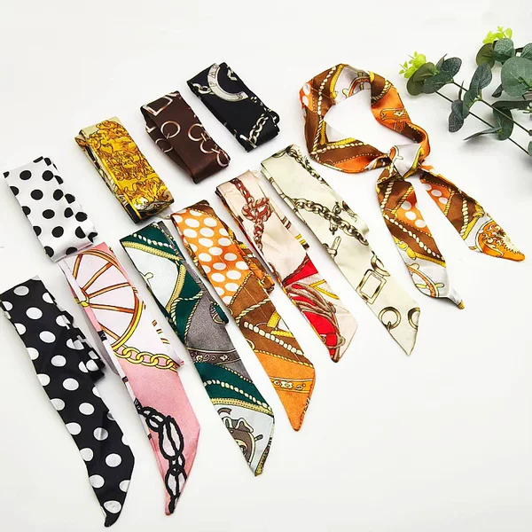 New Versatile Tie Scarf, Ribbon Bag Pendant, Clothing, Luggage, Gift Box, Souvenir, Tie Scarf, Hairband Wholesale
