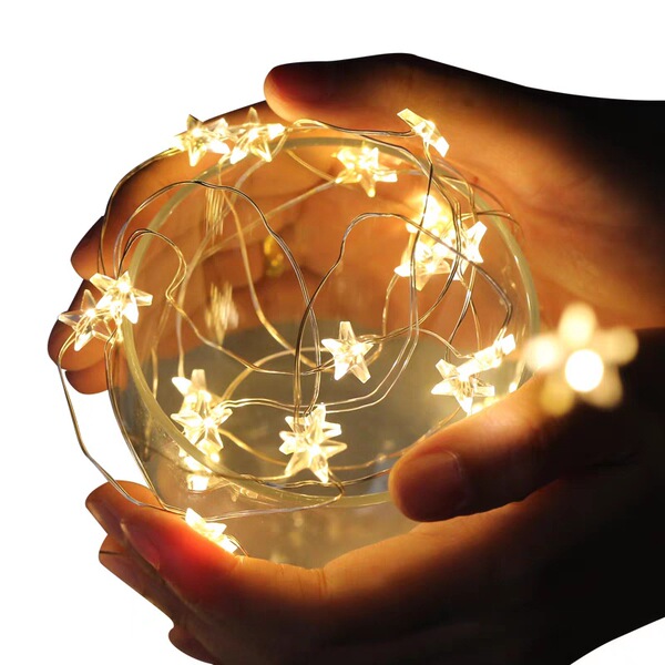 Fireflies Decoration Starlight Strings LED Copper Line Star -shaped…