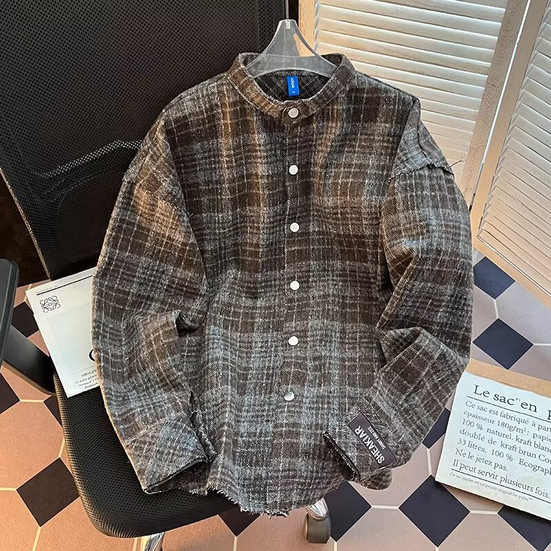 Retro classic spring Japanese shirt