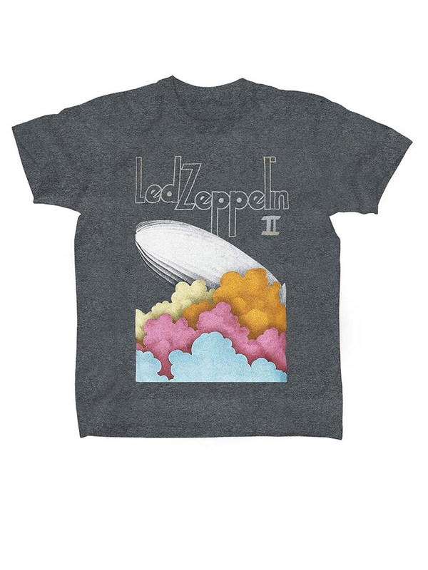 European and American style Led Zeppelin punk rock retro American street men's T-shirt