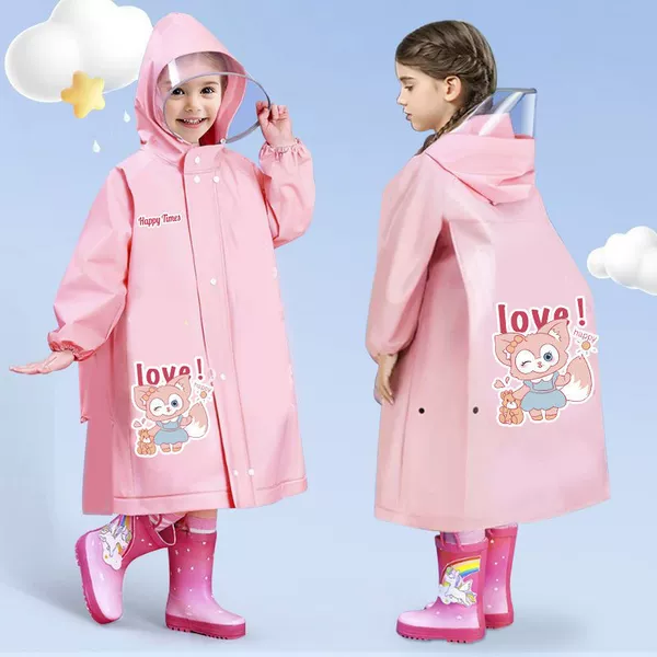 Pink dinosaur (big hat brim + pocket + schoolbag seat)