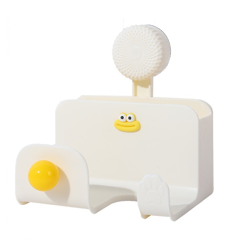 Soporte para Secador de Pelo de Pared de Plástico Sin Perforación para Baño image 5